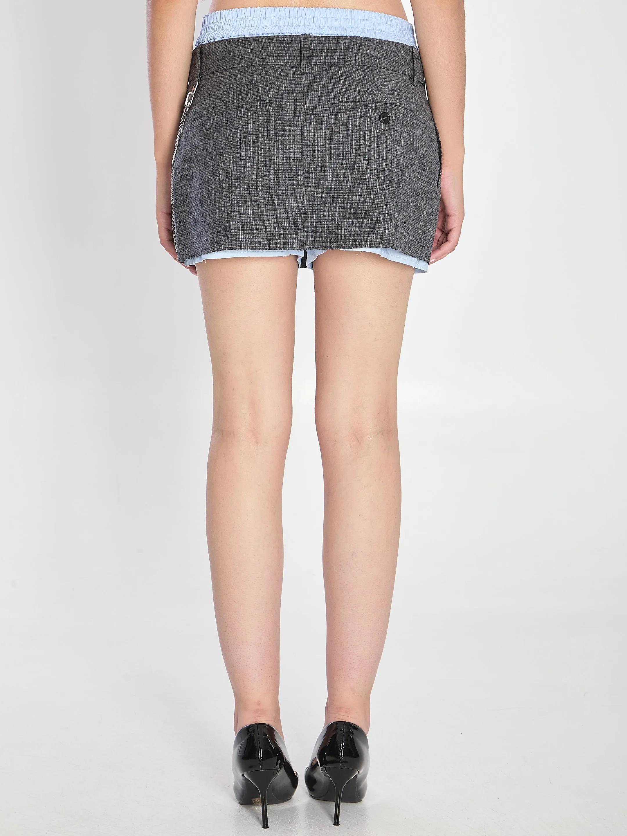 WOOL BLEND MINISKIRT sold by Lord & Taylor product image thumbnail 4