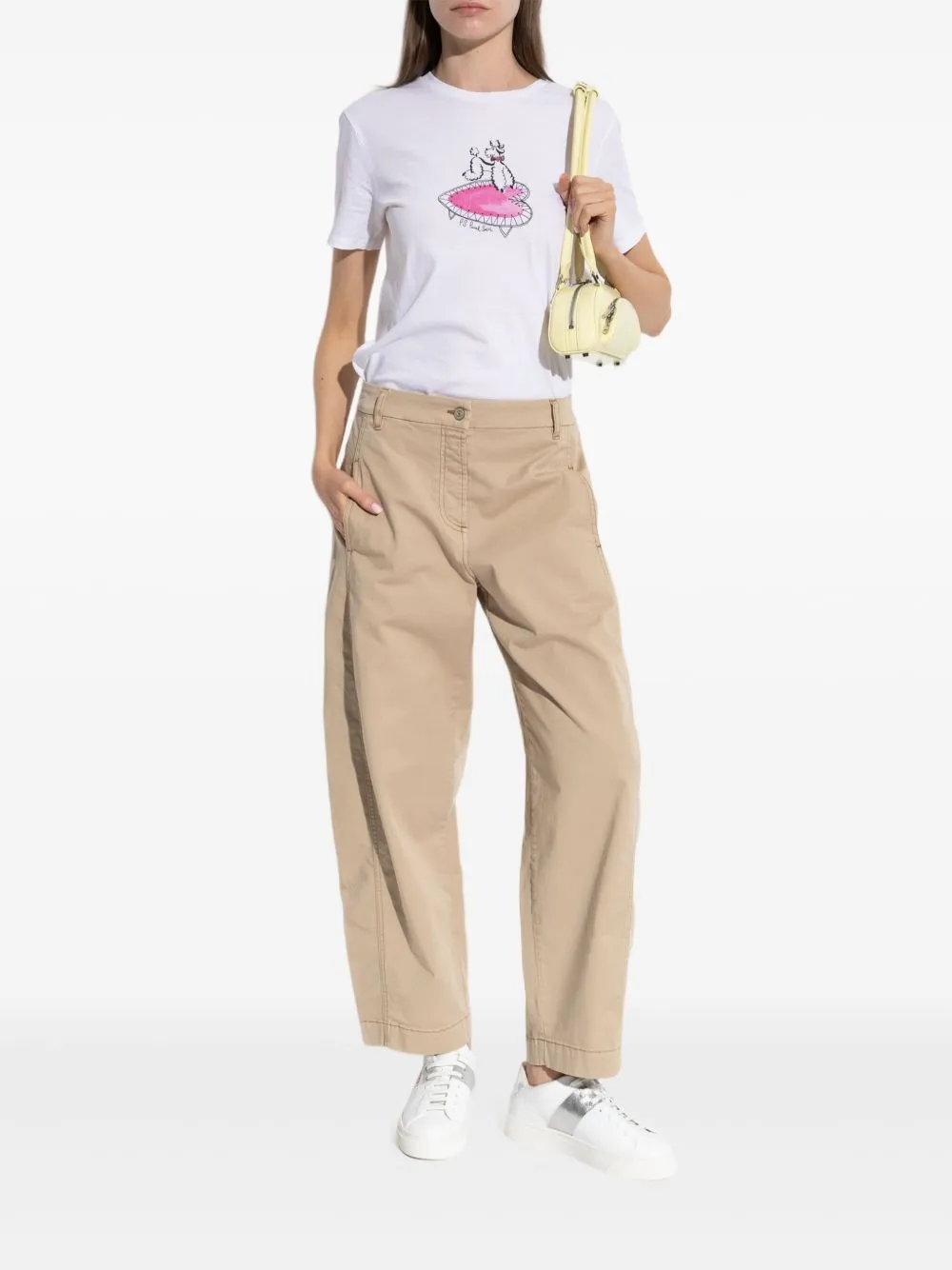 POODLE PRINT COTTON T-SHIRT sold by Lord & Taylor product image thumbnail 5