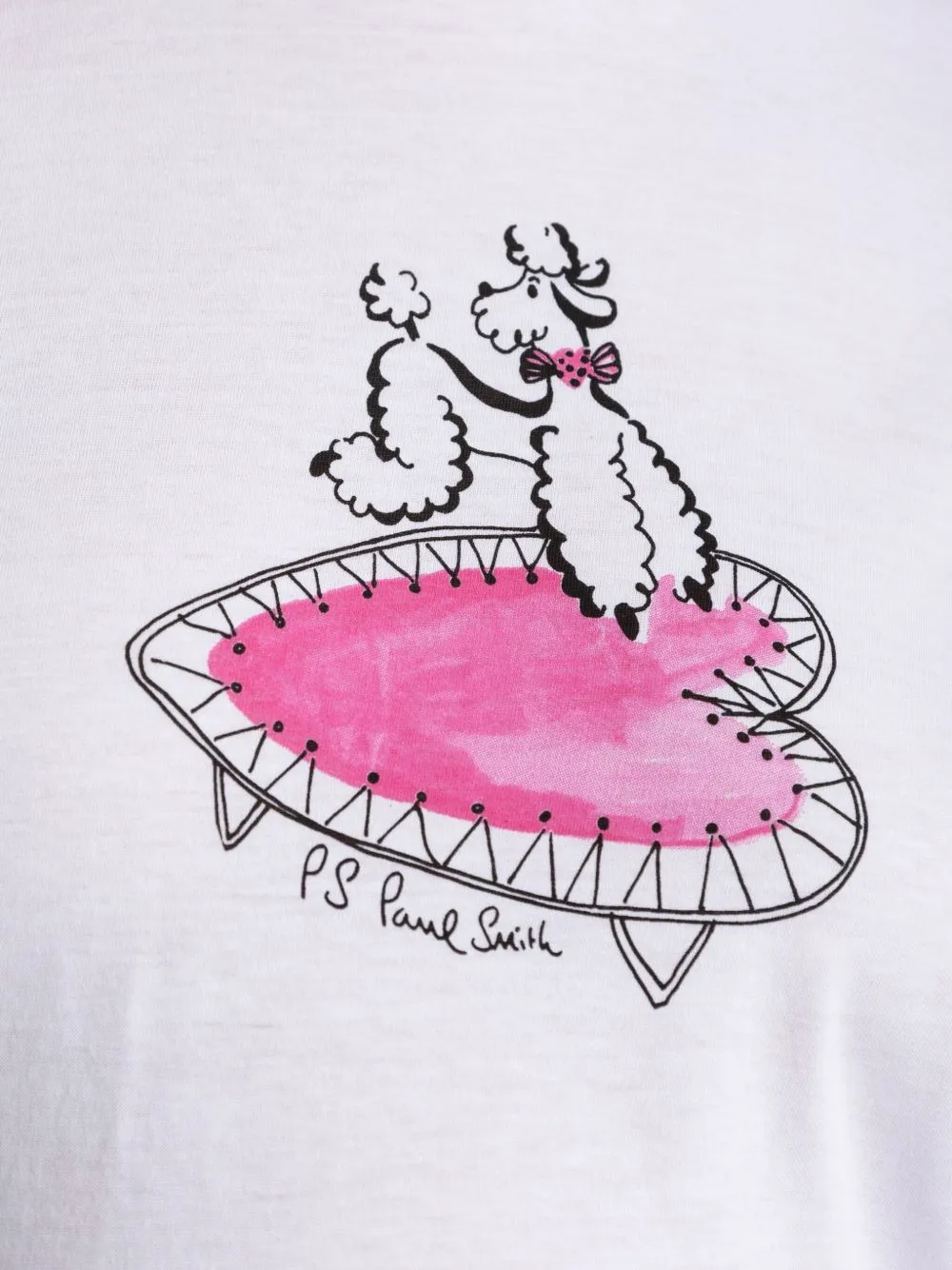POODLE PRINT COTTON T-SHIRT sold by Lord & Taylor product image thumbnail 3