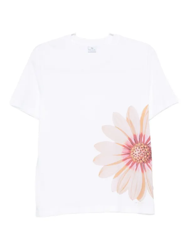 ZINNIA PRINT COTTON T-SHIRT sold by Lord & Taylor
