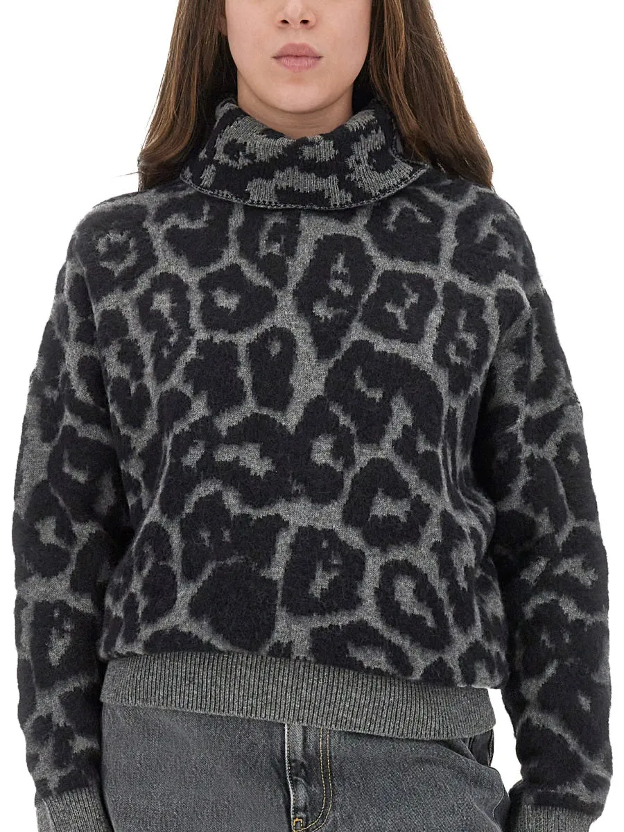 WOOL LEOPARD PRINT JUMPER sold by Lord & Taylor product image thumbnail 2