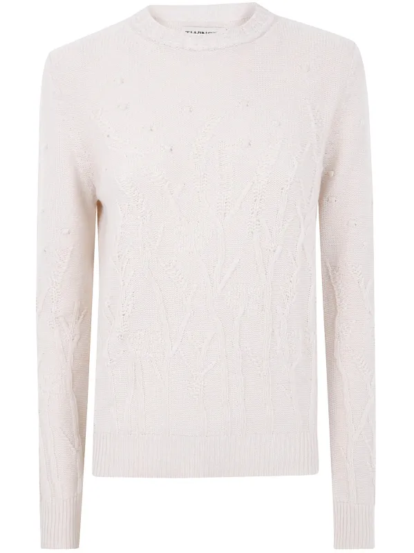 ROUND NECK SWEATER made by Twinset