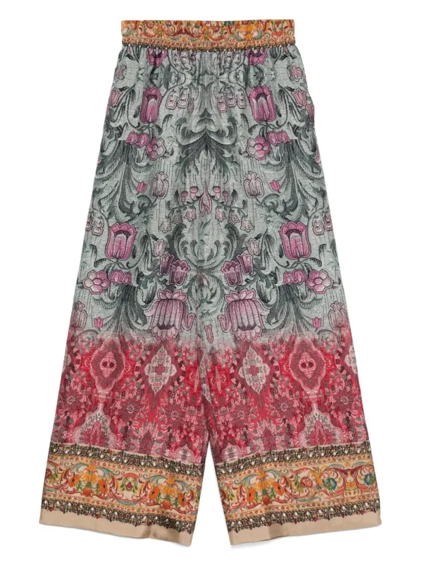 PRINTED SILK TROUSERS sold by Lord & Taylor