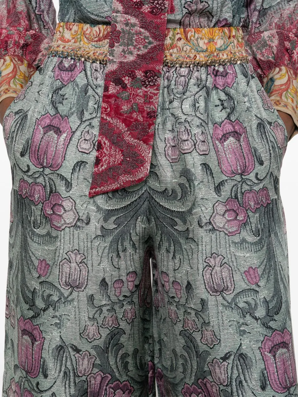 PRINTED SILK TROUSERS sold by Lord & Taylor product image thumbnail 5