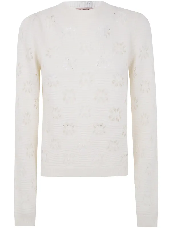 ROUND NECK SWEATER made by Twinset