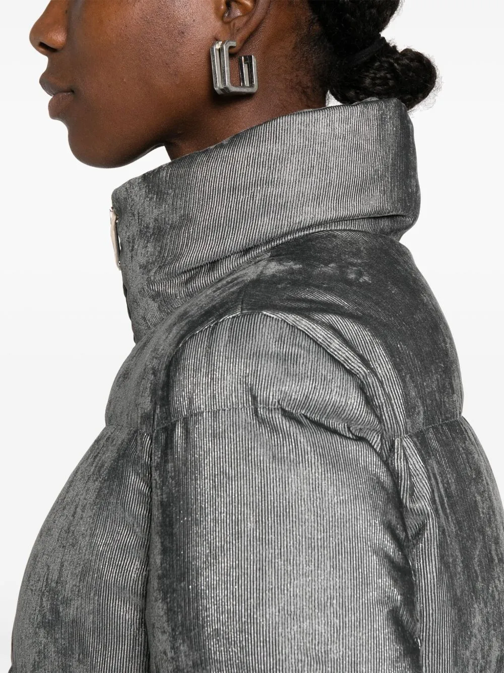 VELVET SHORT DOWN JACKET sold by Lord & Taylor product image thumbnail 3