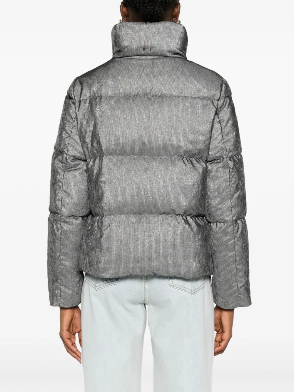 VELVET SHORT DOWN JACKET sold by Lord & Taylor product image thumbnail 4