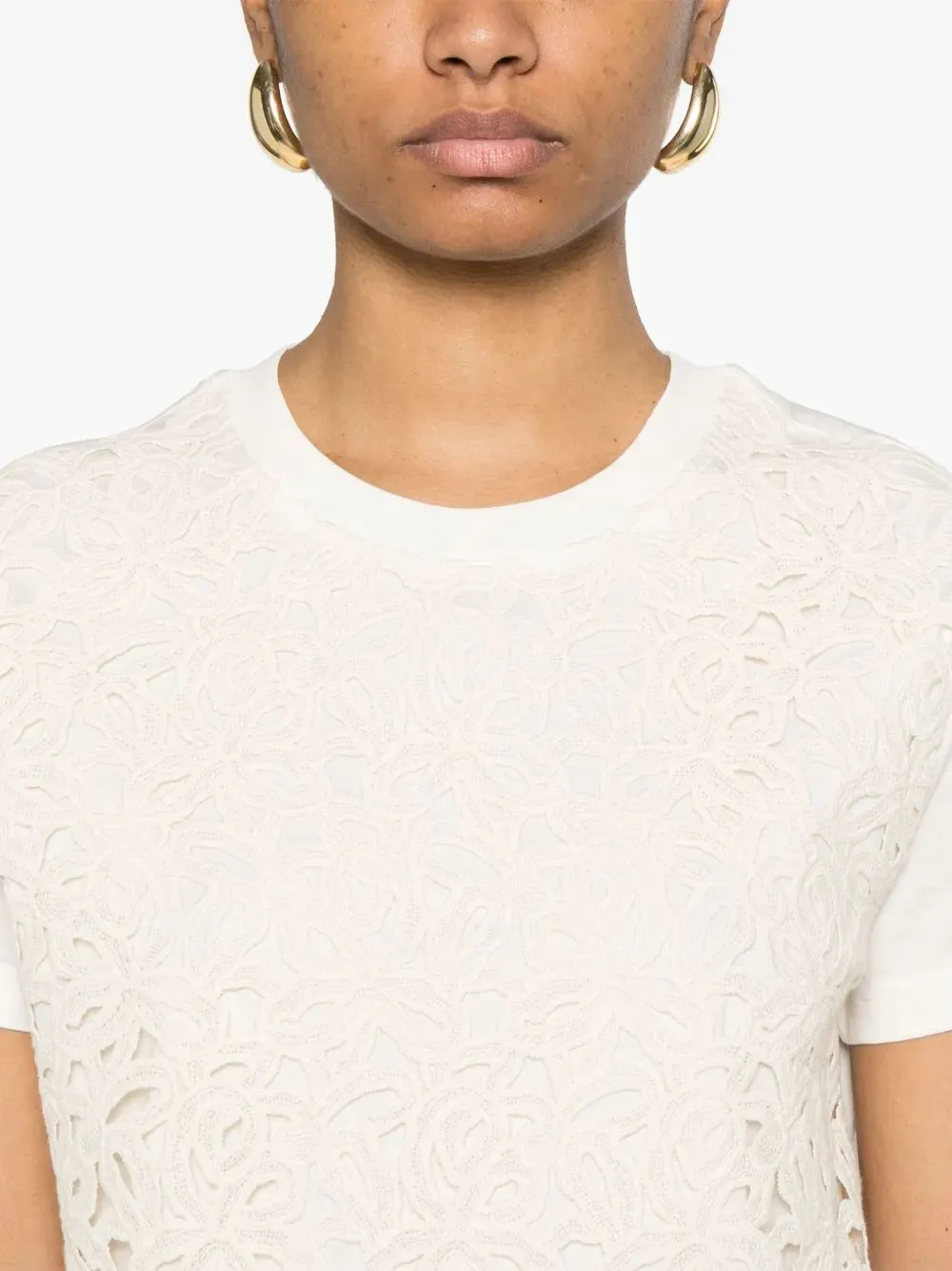 COTTON CREW-NECK T-SHIRT sold by Lord & Taylor product image thumbnail 4