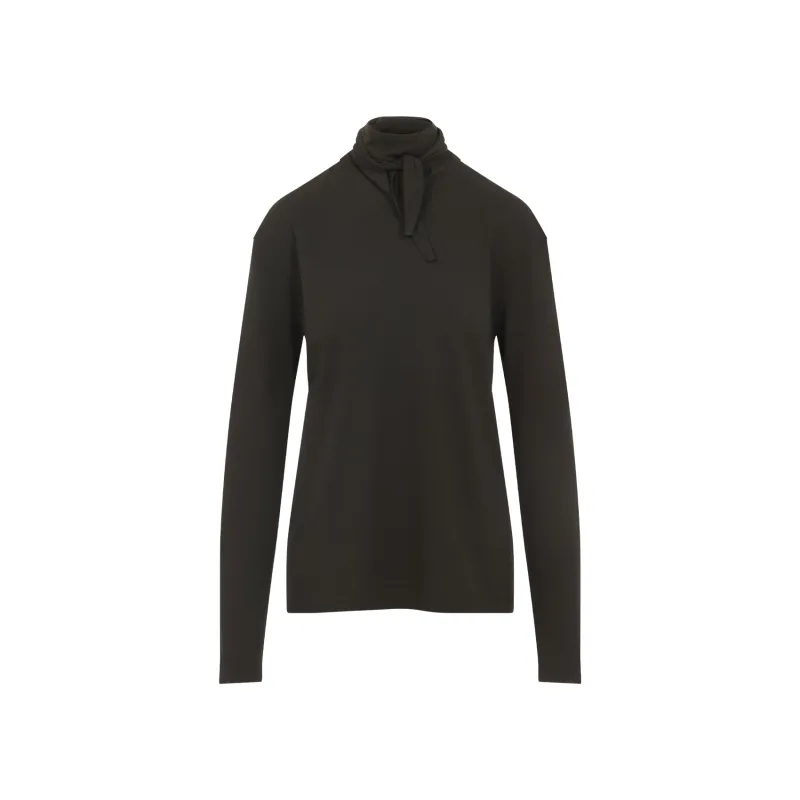 LONG SLEEVE FOULARD T-SHIRT made by Lemaire