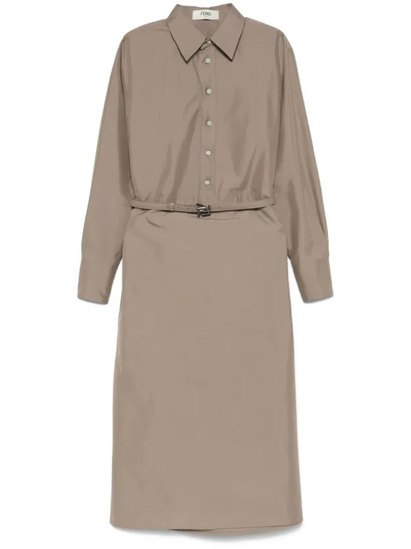 ML TAUPE SHIRT DRESS sold by Lord & Taylor