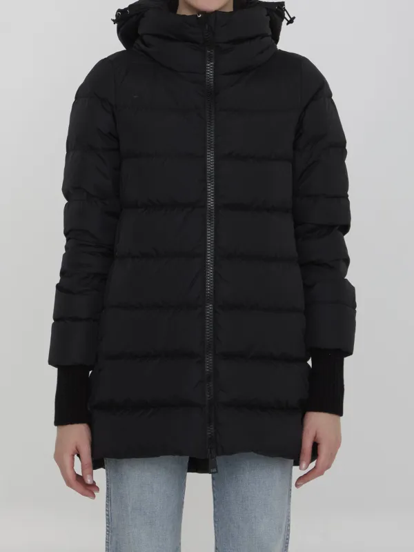 A-SHAPE PUFFER JACKET sold by Lord & Taylor