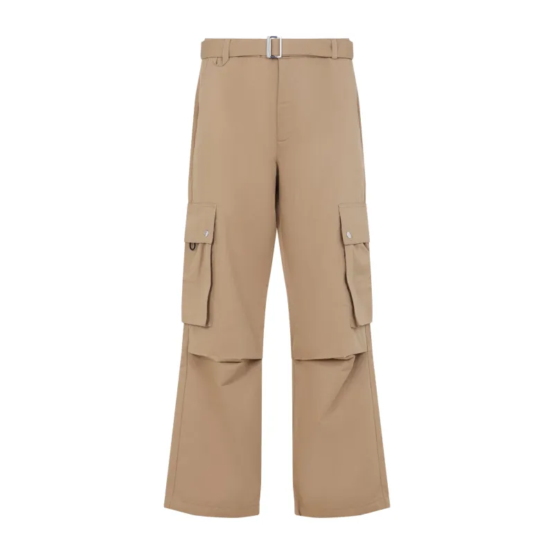 CAMEL-COLOURED CARGO TROUSERS sold by Lord & Taylor