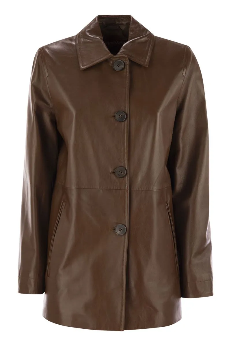 TOLMIN - NAPPA LEATHER JACKET WITH BELT sold by Lord & Taylor