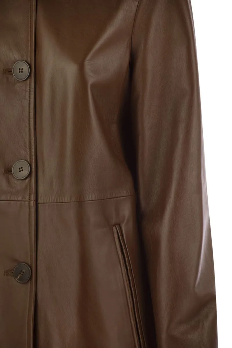 TOLMIN - NAPPA LEATHER JACKET WITH BELT sold by Lord & Taylor product image thumbnail 4