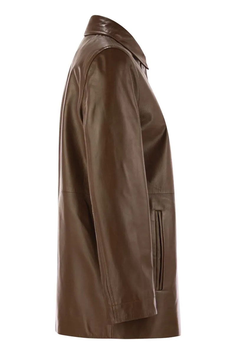 TOLMIN - NAPPA LEATHER JACKET WITH BELT sold by Lord & Taylor product image thumbnail 3