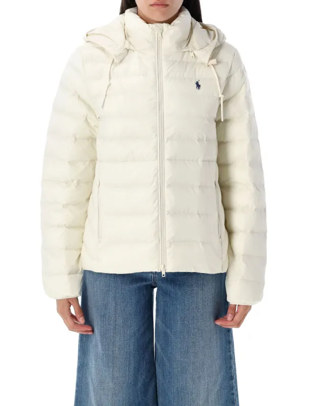 WATER-RESISTANT PACKABLE PUFF HOODED JACKET sold by Lord & Taylor