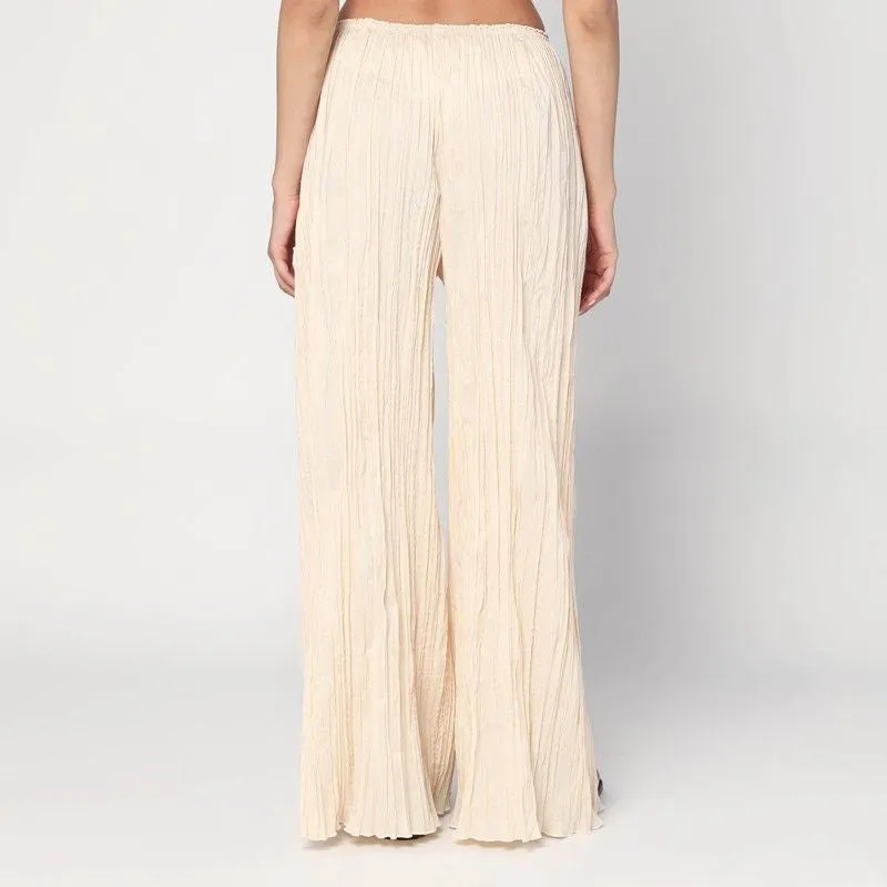 PINOLA-ATELIER PLEATED FABRIC IVORY TROUSERS sold by Lord & Taylor product image thumbnail 2