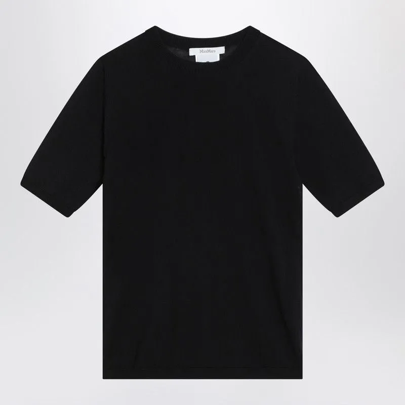 BLUE CREW NECK SWEATER IN WOOL sold by Lord & Taylor