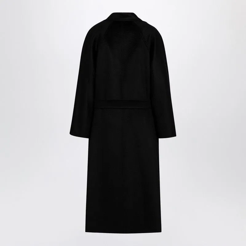 WRAP COAT IN BLACK CASHMERE sold by Lord & Taylor product image thumbnail 2