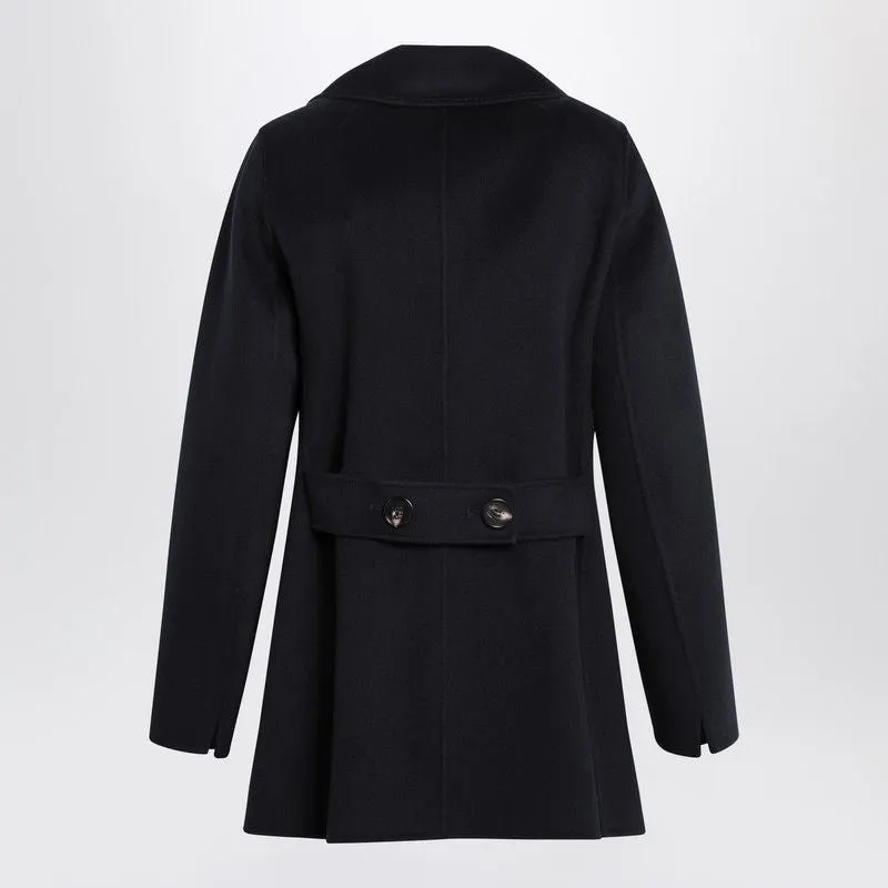 DOUBLE-BREASTED COAT IN MIDNIGHT BLUE WOOL sold by Lord & Taylor product image thumbnail 2