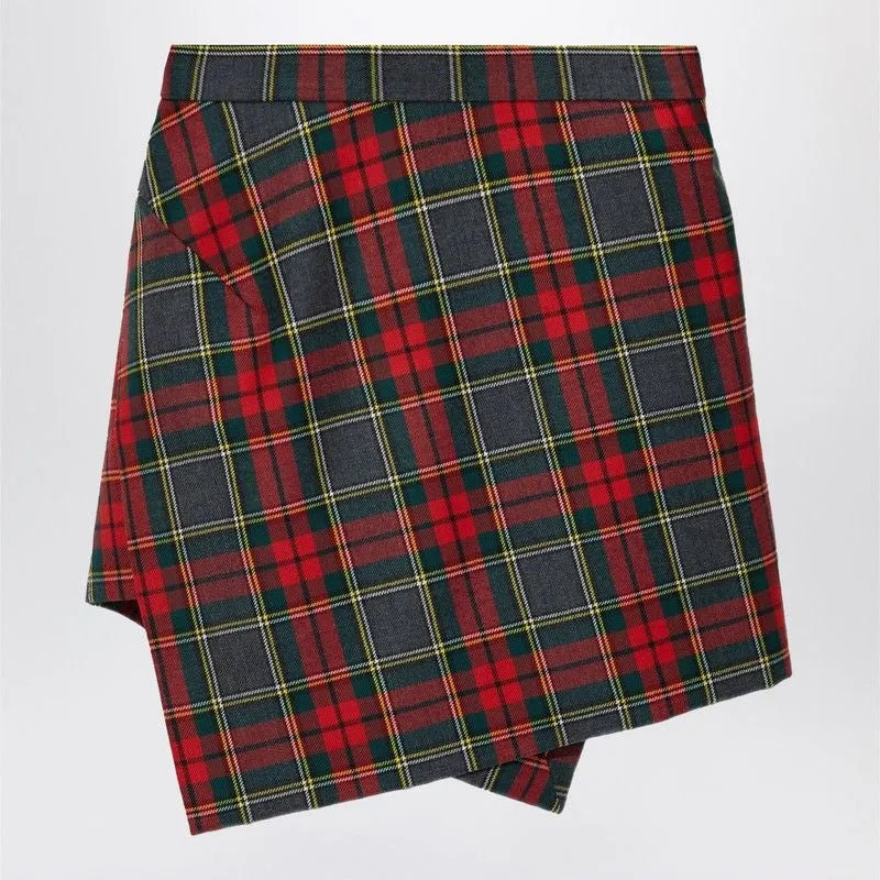 WOOL MINI SKIRT WITH TARTAN PATTERN sold by Lord & Taylor