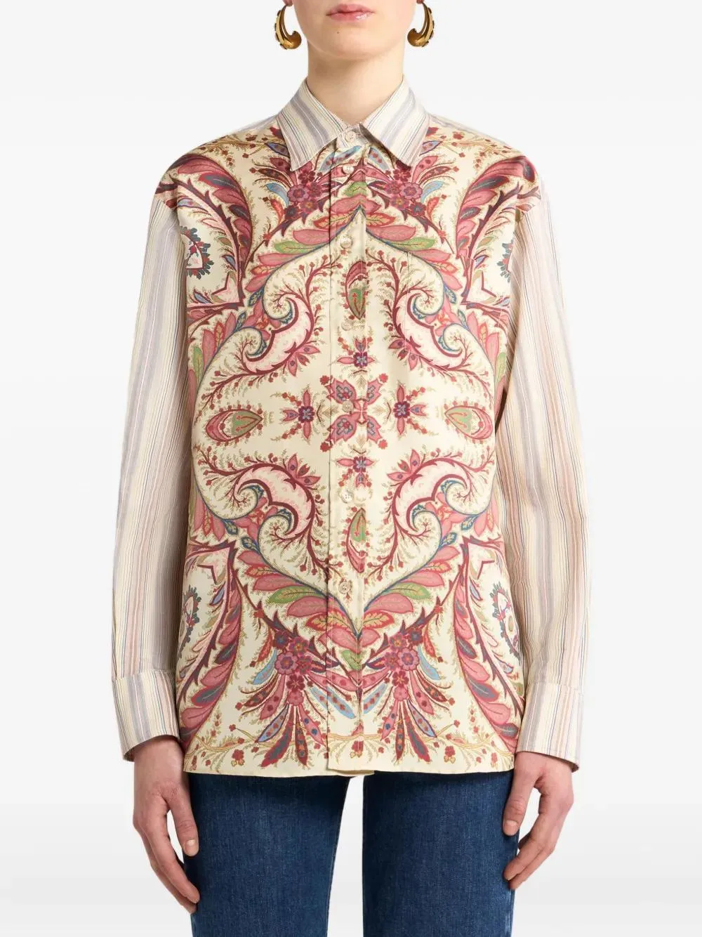 PAISLEY PATTERNED SHIRT sold by Lord & Taylor product image thumbnail 2