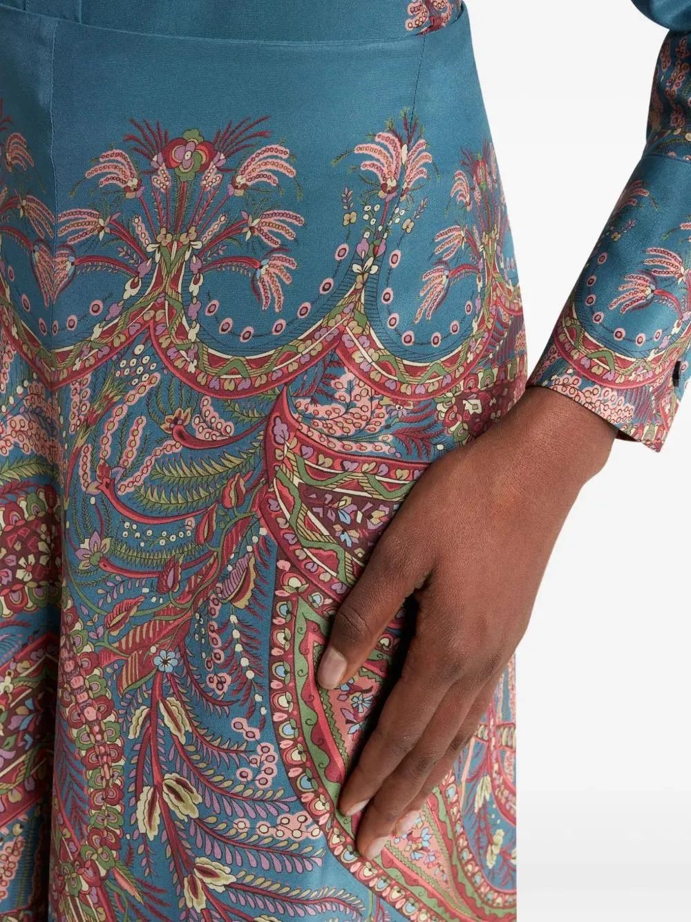 PAISLEY PRINT LONG SKIRT sold by Lord & Taylor product image thumbnail 5