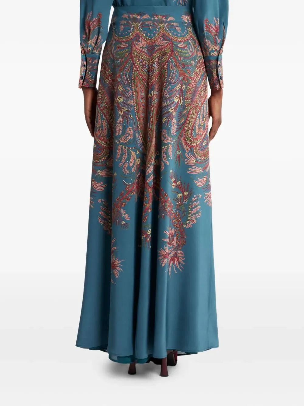 PAISLEY PRINT LONG SKIRT sold by Lord & Taylor product image thumbnail 4