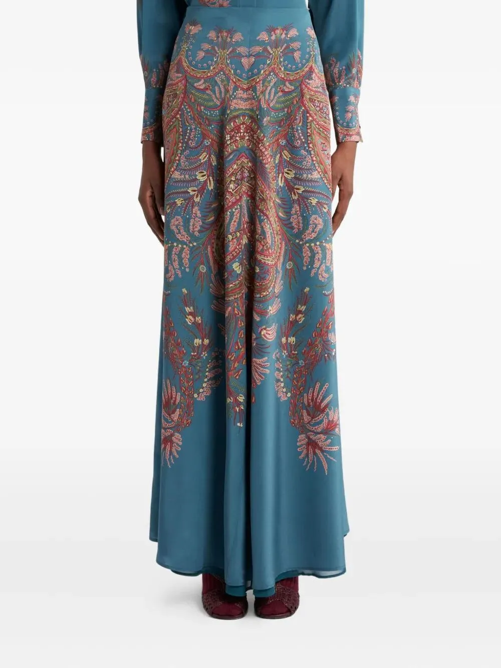 PAISLEY PRINT LONG SKIRT sold by Lord & Taylor product image thumbnail 3