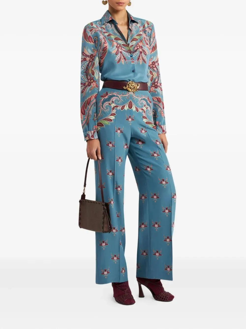 SILK SHIRT WITH PAISLEY PRINT sold by Lord & Taylor product image thumbnail 2