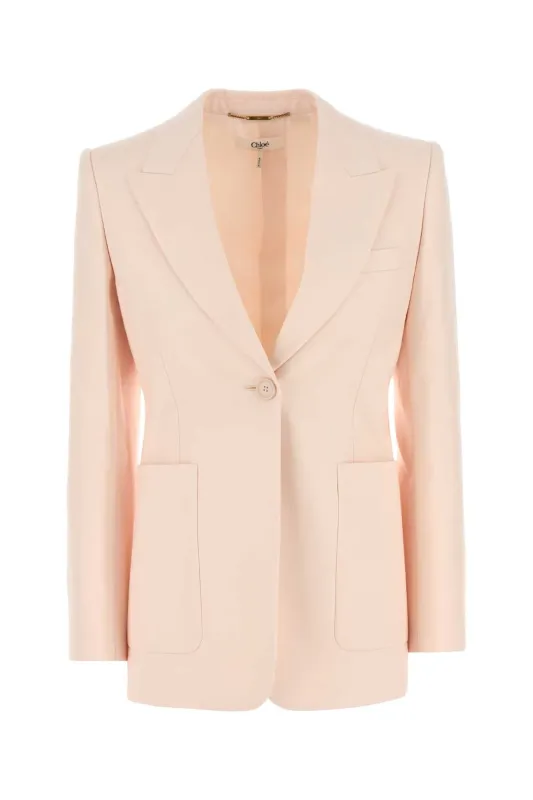 PASTEL PINK WOOL BLAZER sold by Lord & Taylor