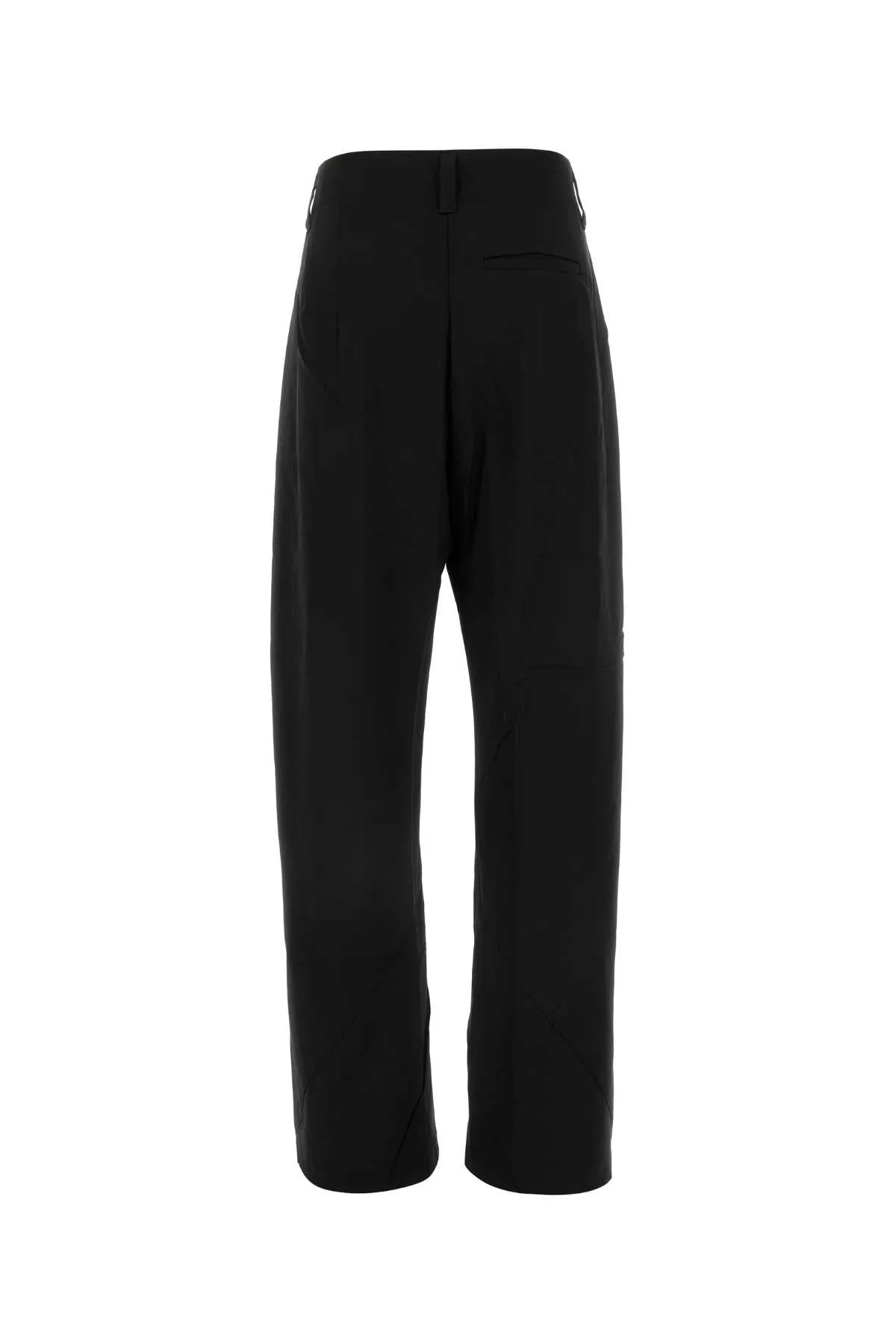 BLACK STRETCH WOOL VENARI WIDE-LEG PANT sold by Lord & Taylor product image thumbnail 2