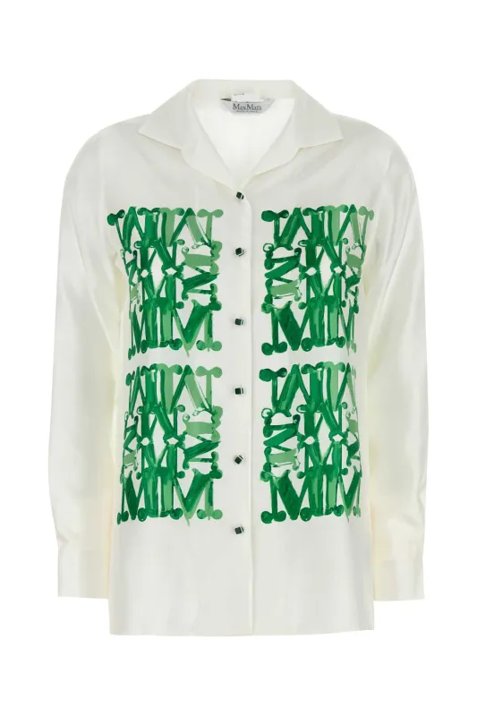 WHITE SILK NAIL SHIRT made by MaxMara