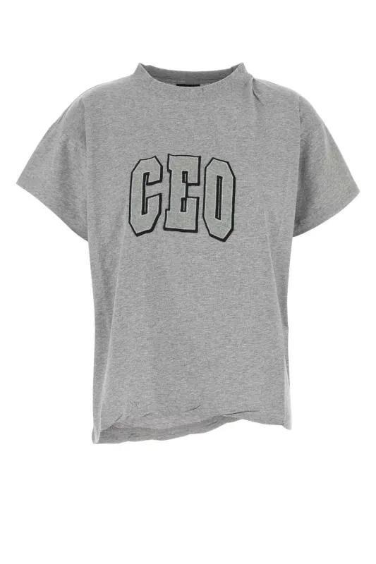 GREY COTTON OVERSIZE T-SHIRT sold by Lord & Taylor