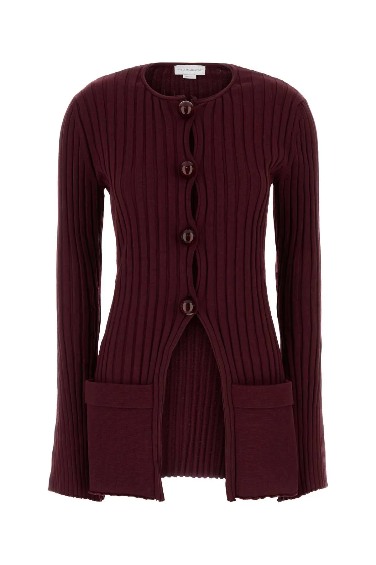 BURGUNDY COTTON CARDIGAN sold by Lord & Taylor