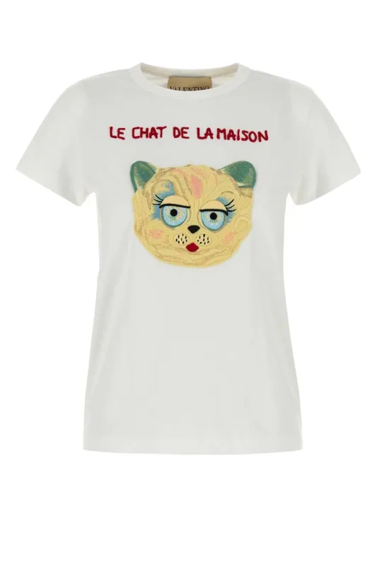 WHITE SILK T-SHIRT sold by Lord & Taylor