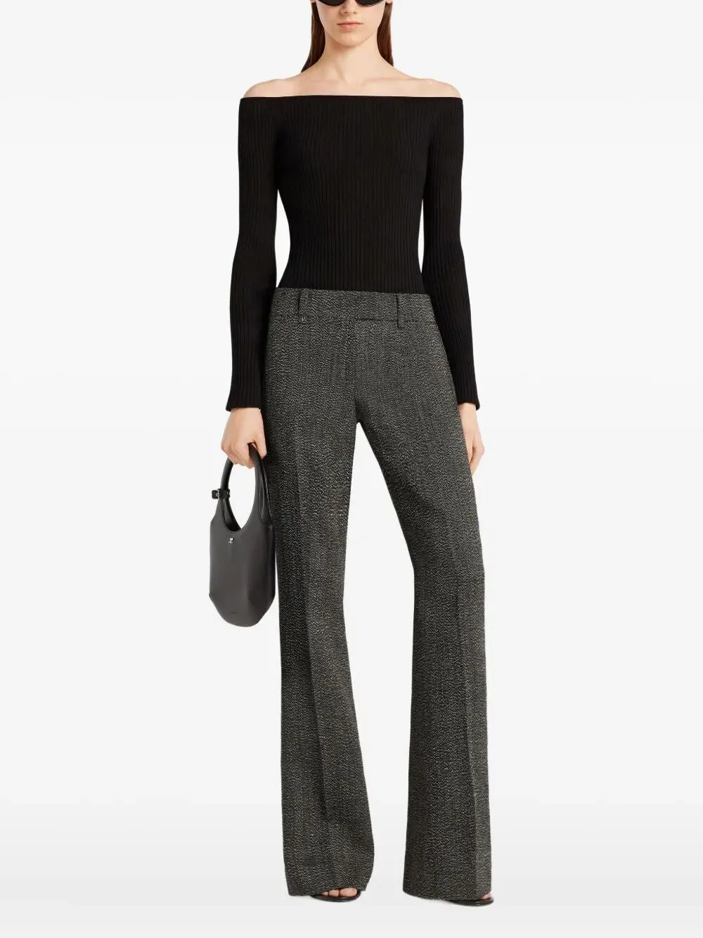 "OFF SHOULDER" RIB KNIT TOP sold by Lord & Taylor product image thumbnail 5