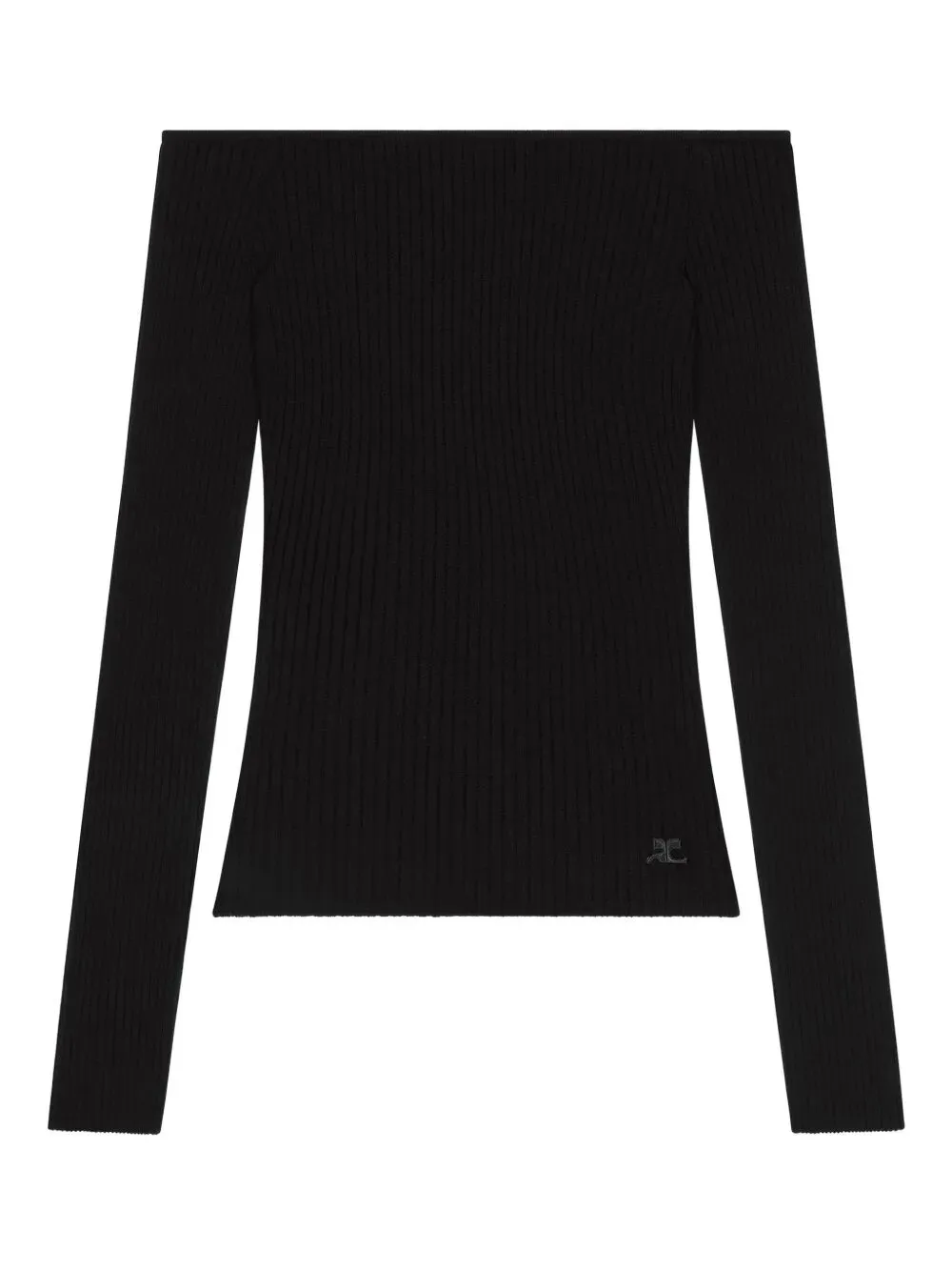 "OFF SHOULDER" RIB KNIT TOP sold by Lord & Taylor product image thumbnail 3