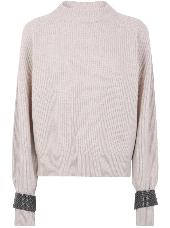 CASHMERE ROUND NECK SWEATER made by Brunello Cucinelli