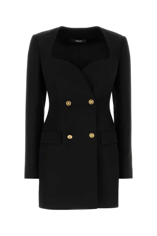 BLACK WOOL BLAZER DRESS sold by Lord & Taylor