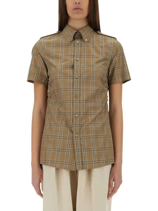 EMBROIDERED POPLIN SHIRT made by Burberry