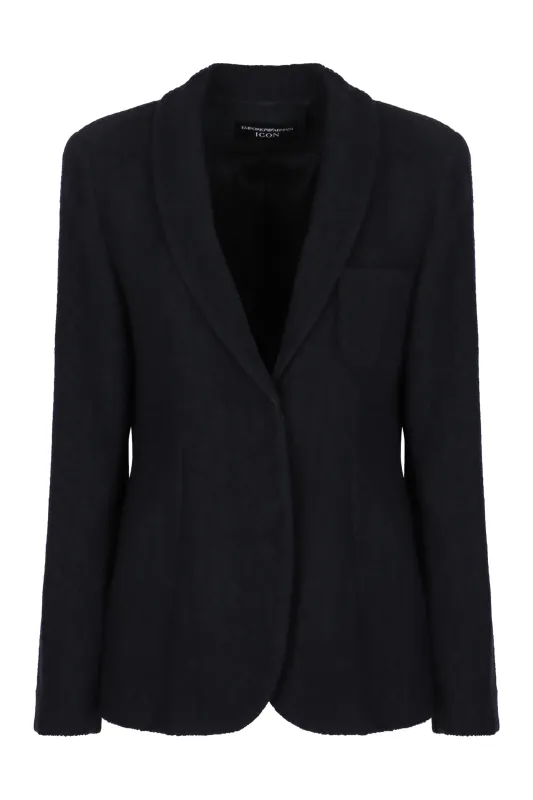 CHEVRON SINGLE-BREASTED BLAZER sold by Lord & Taylor