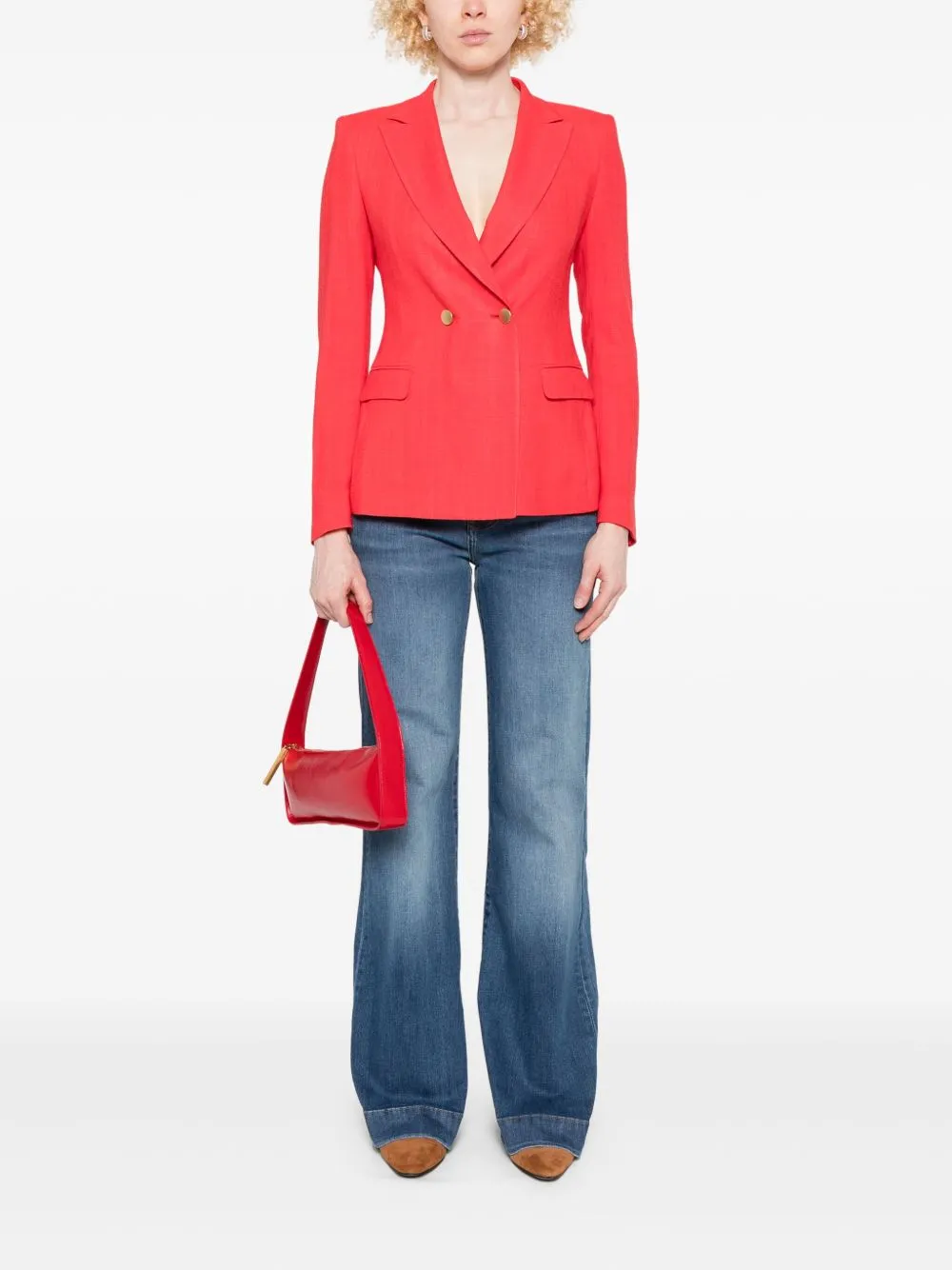 MODERN DOJO HIGH-RISE FLARED JEANS sold by Lord & Taylor product image thumbnail 2