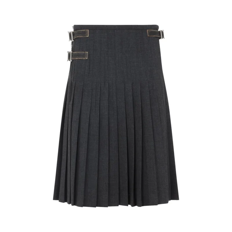VIRGIN WOOL MIDI SKIRT sold by Lord & Taylor