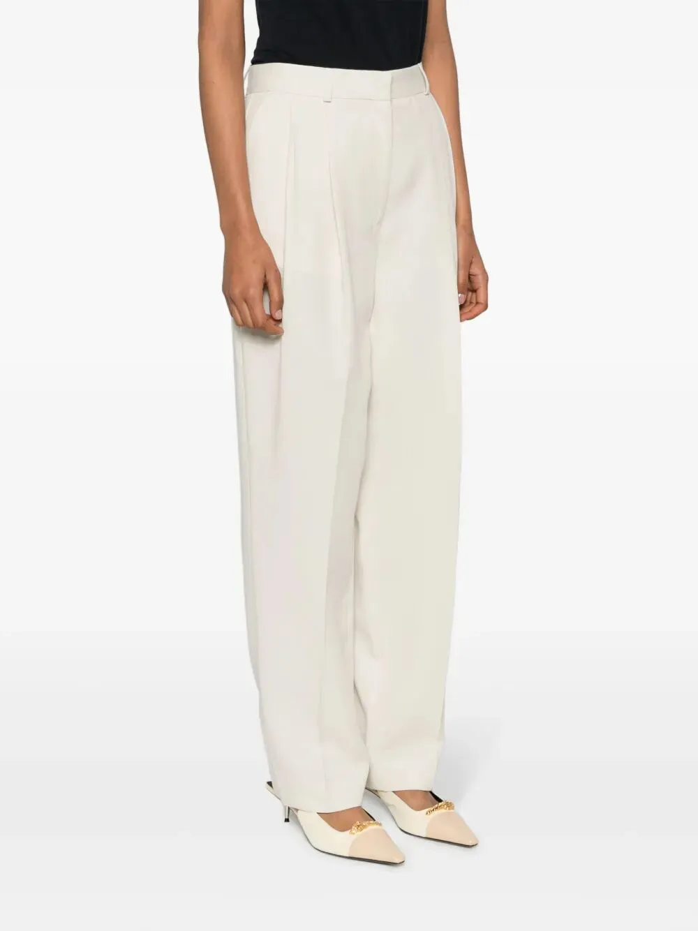 DOUBLE- PLEATED TAILORED TROUSERS sold by Lord & Taylor product image thumbnail 3