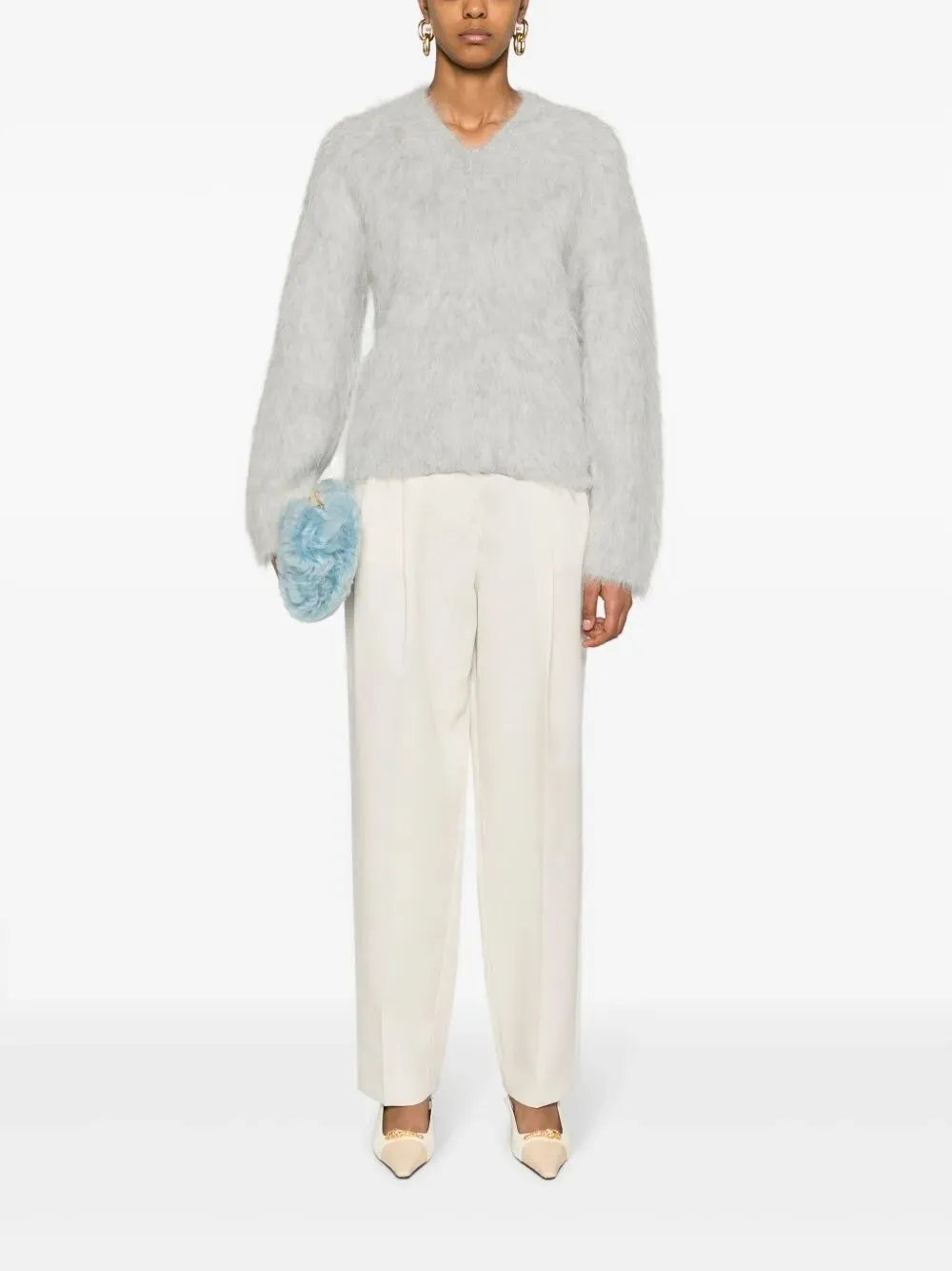 DOUBLE- PLEATED TAILORED TROUSERS sold by Lord & Taylor product image thumbnail 4