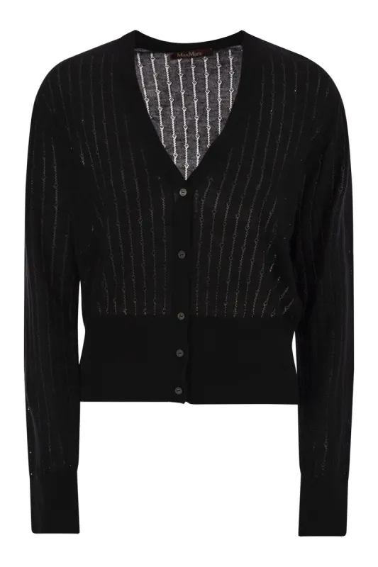 NOGARA - WOOL AND SILK CARDIGAN WITH SEQUINS sold by Lord & Taylor