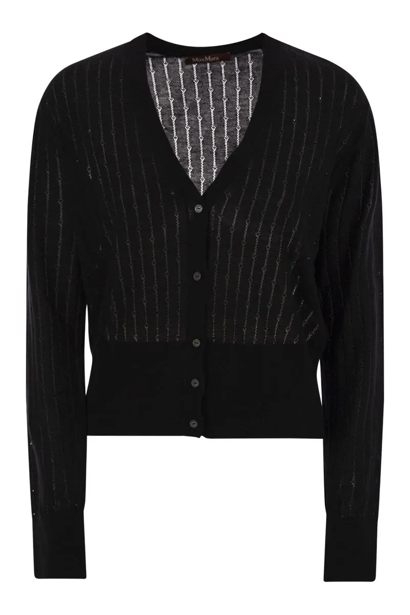 NOGARA - WOOL AND SILK CARDIGAN WITH SEQUINS sold by Lord & Taylor