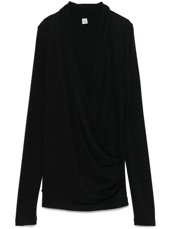 OVERLAPPED JERSEY TOP sold by Lord & Taylor