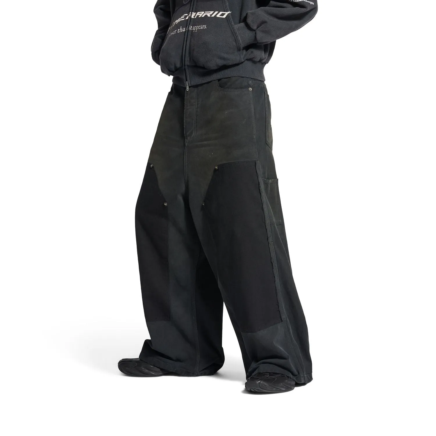 RIPPED OFF BAGGY PANTS sold by Lord & Taylor product image thumbnail 3